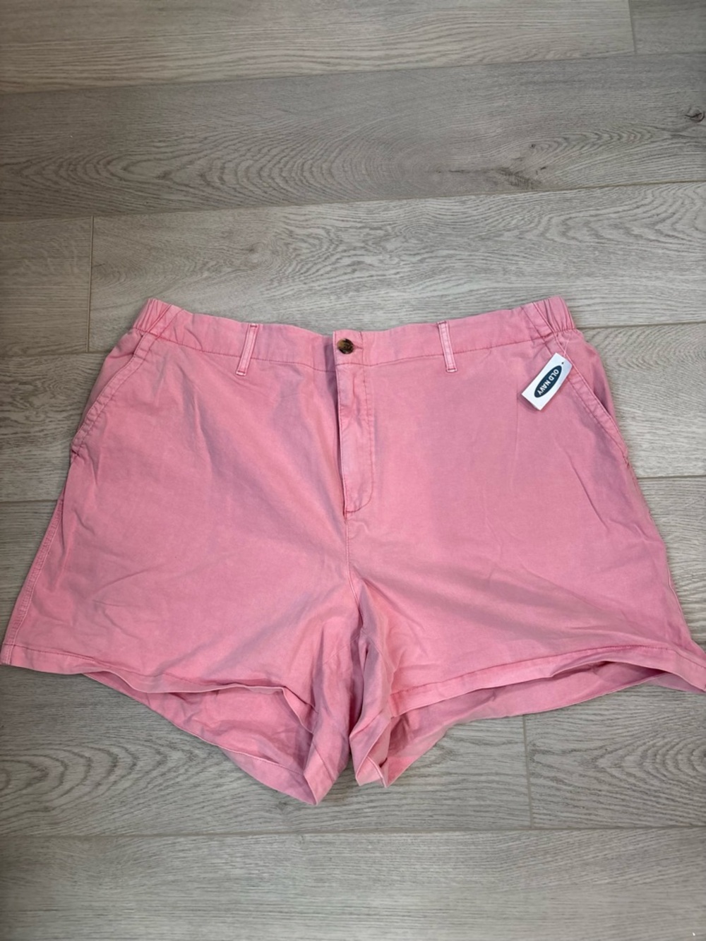 Old Navy Pink High-Rise Cotton Shorts